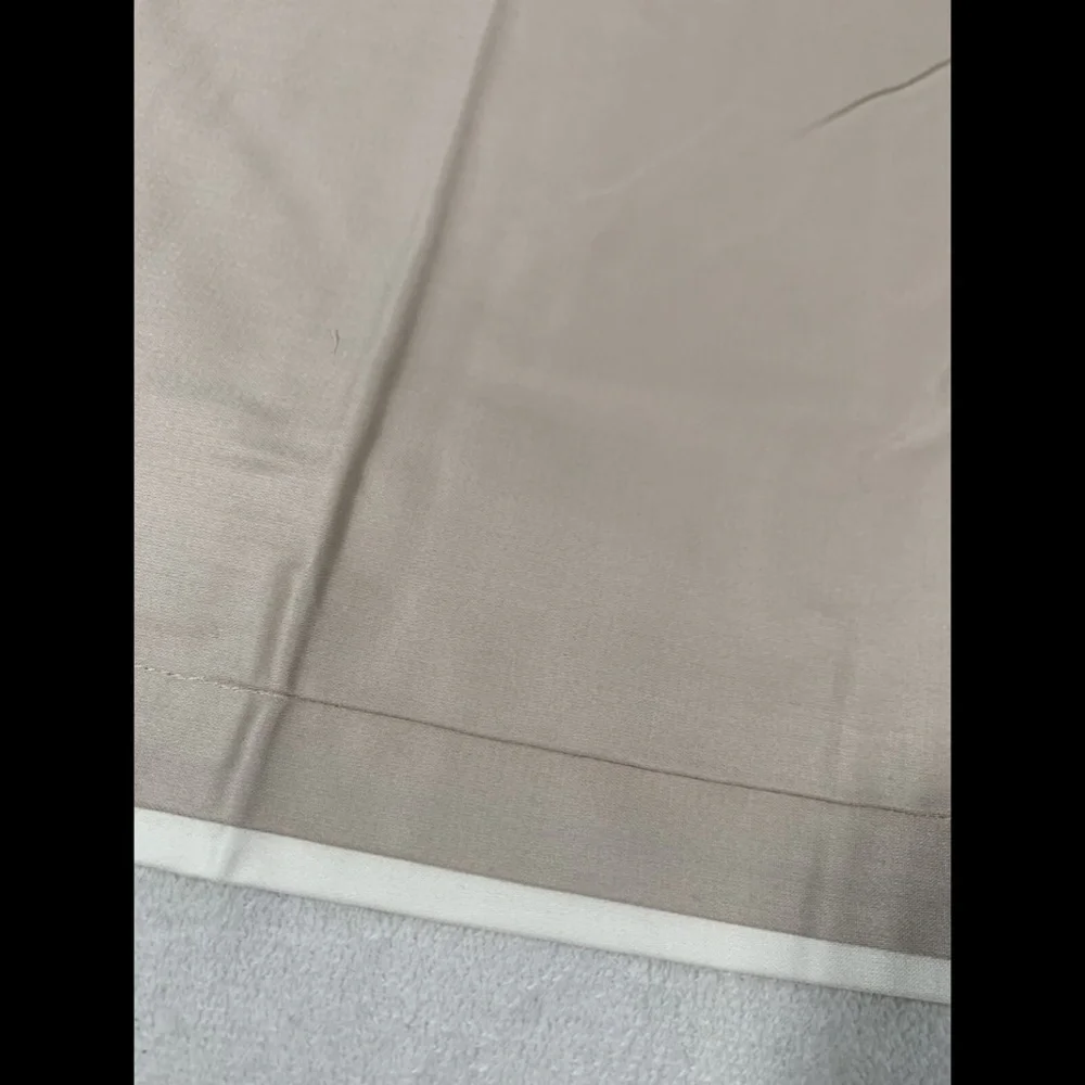 NIB Hotel Collection Contrast Flange (1) European Sham‎ in 2 Tone Pear